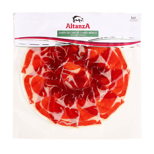 Španjolski pršut Jamón de Cebo de Campo Ibérica  (rezan)